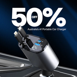 PortaPower™ - Retractable Car Charger